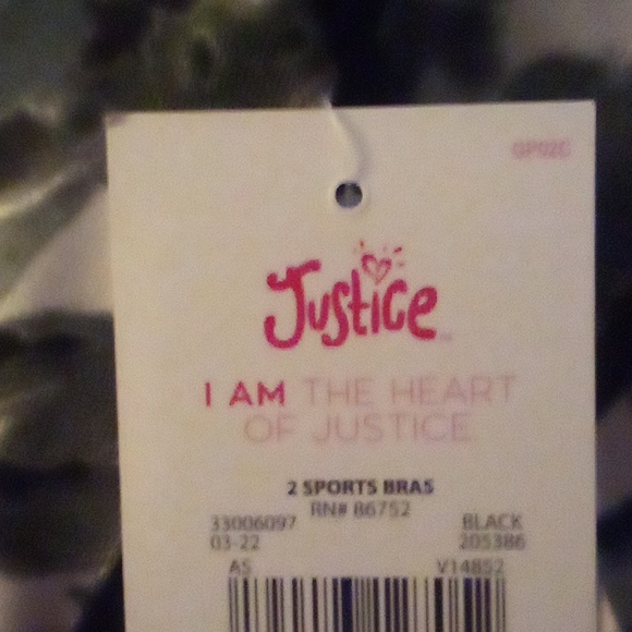 2pack Justice Sport Seamless Longline Bra One Tie Dye & One solid Oh So Soft ! - Picture 7 of 7